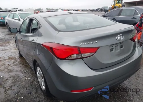 2016 Hyundai Elantra Se from USA, damaged, VIN KMHDH4AE3GU607052